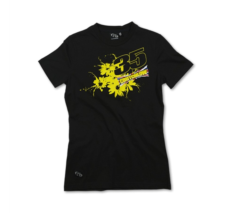 Cal Crutchlow dámské tričko black 35 - XL - Cal Crutchlow dámské oblečení