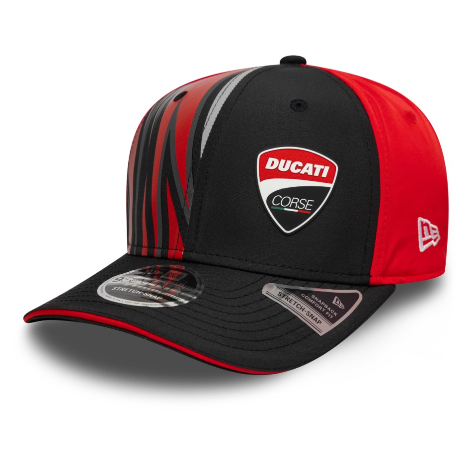 Ducati čepice baseballová kšiltovka 970 Stretch snap print - Ducati Corse šály, čepice, rukavice Ducati