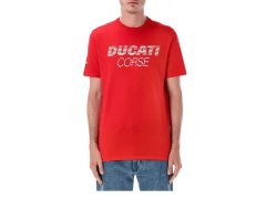 Ducati Corse pánské tričko inscription red 2026