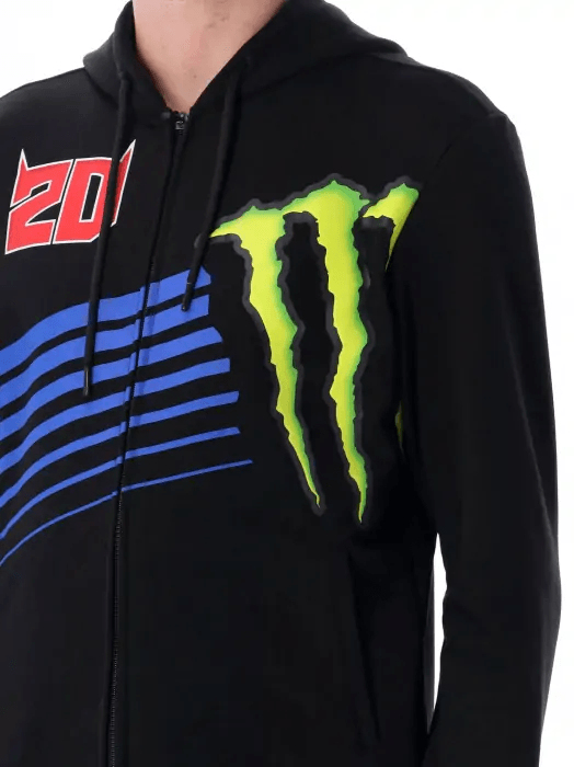 Fabio Quartararo pánská mikina MotoGP Monster Energy Black - M 2026 - Fabio Quartararo mikiny, Bundy