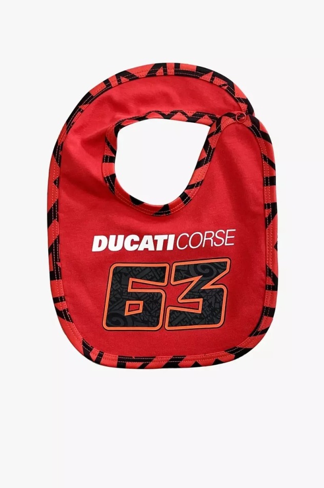 Francesco Bagnaia dětský bryndák DUCATI 63 - Francesco Bagnaia dětské oblečení