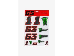 Francesco Bagnaia - velké balení samolepek Monster Energy