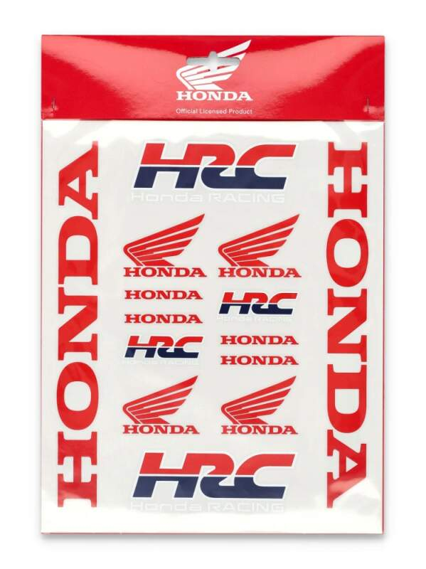 Velké balení samolepek Honda - HRC - HRC Honda školní a&nbsp;kancelářské potřeby