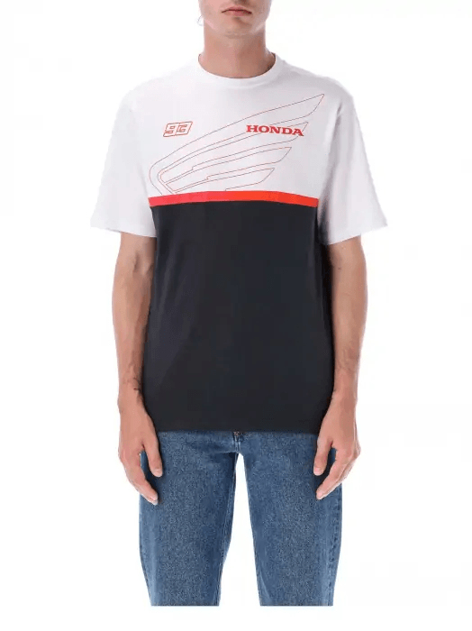 HRC Honda pánské tričko white 2026 - HRC Honda trička, polo trička, košile