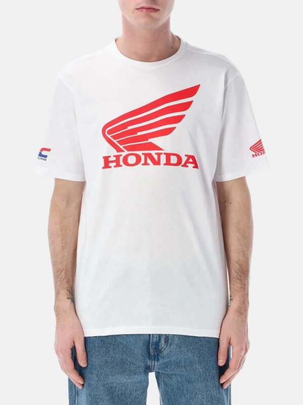 HRC Honda pánské tričko with a&nbsp;large white logo - S 2026 - HRC Honda trička, polo trička, košile