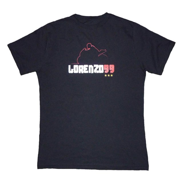 Jorge Lorenzo pánské tričko black 99 - M - Jorge Lorenzo trička, polo trička, košile
