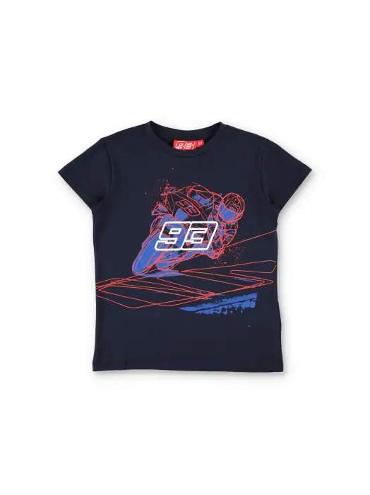 Marc Marquez dětské tričko Motorbike dark blue - ages 6–7 2026 - Marc Marquez dětské oblečení