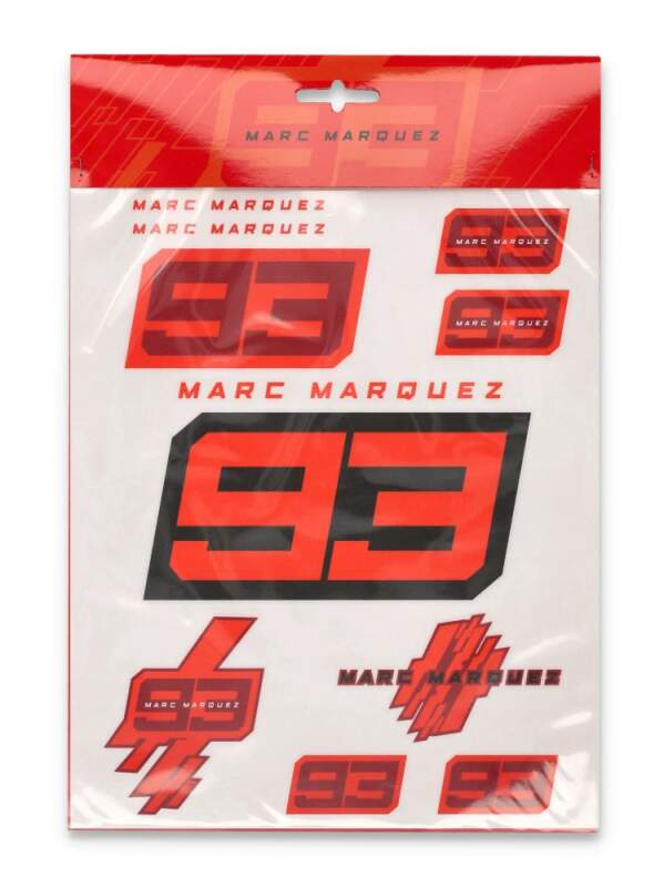 Velké balení samolepek Marc Marquez A4 - Marc Marquez školní a&nbsp;kancelářské potřeby