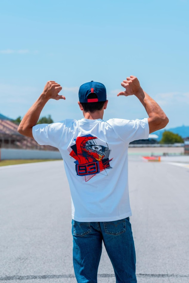 Marc Marquez 93 - Red Bull fanouškovské tričko bílé - XXL - Marc Marquez trička, polo trička, košile