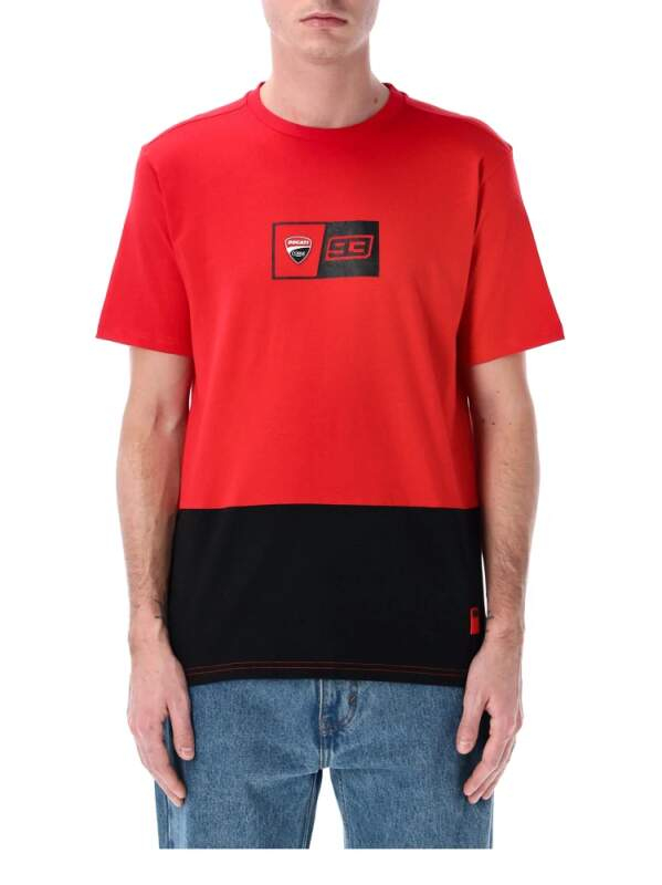 Marc Marquez pánské tričko small logo in the middle red 2026 - Marc Marquez trička, polo trička, košile