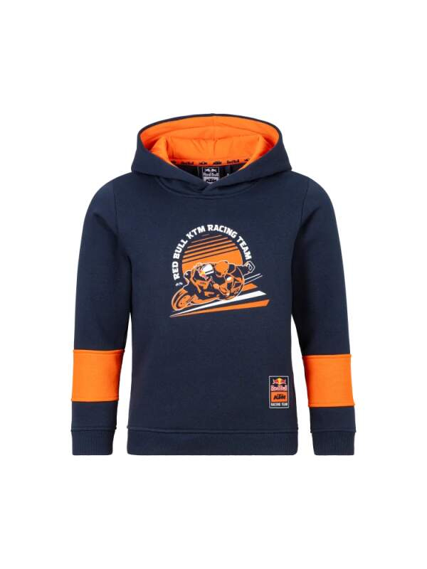 Red Bull KTM dětská mikina s&nbsp;kapucí Grid navy - Red Bull KTM dětské oblečení