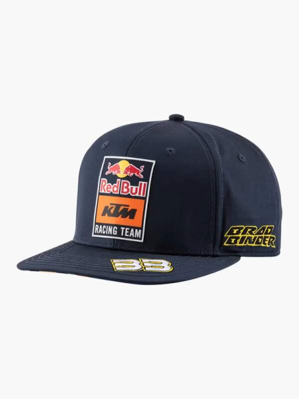 Red Bull KTM čepice flat kšiltovka Brad Binde navy 2025 - Red Bull KTM šály, čepice, rukavice