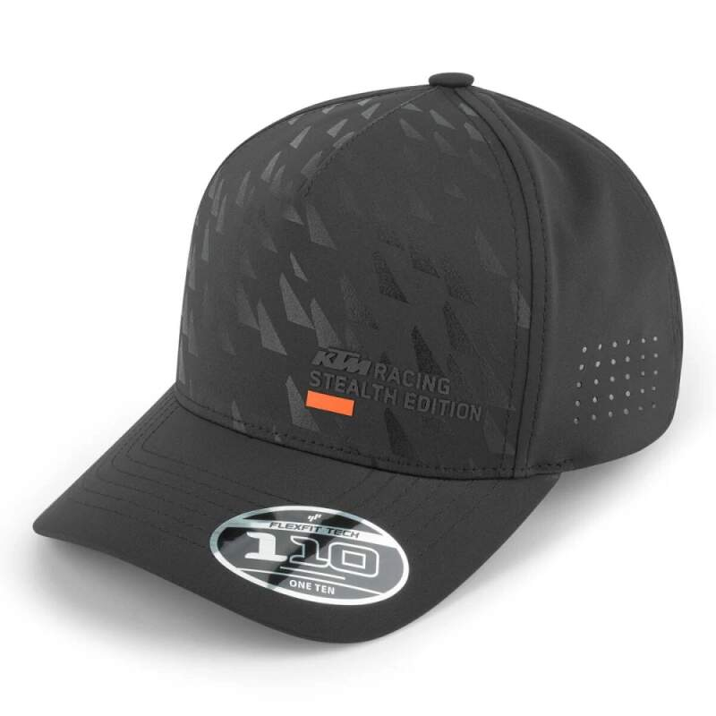 Red Bull KTM čepice baseballová kšiltovka Stealth logo black 2026 - Red Bull KTM šály, čepice, rukavice