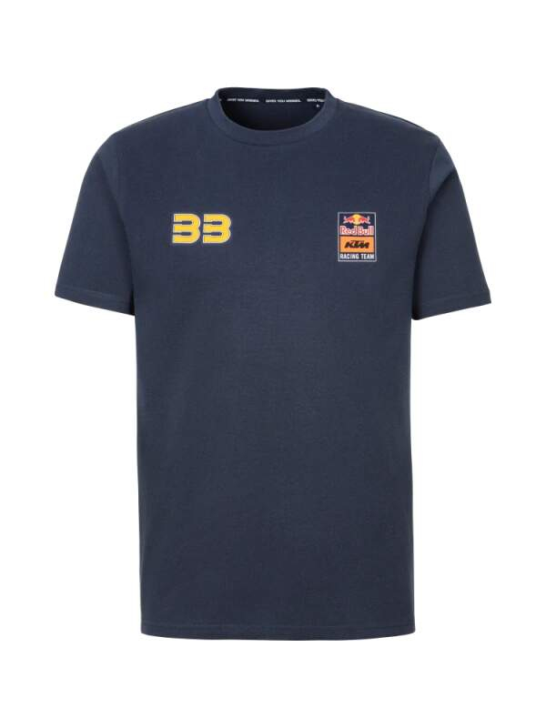 Red Bull KTM pánské tričko rider Brad Binder navy 2025 - Red Bull KTM trička, polo trička, košile