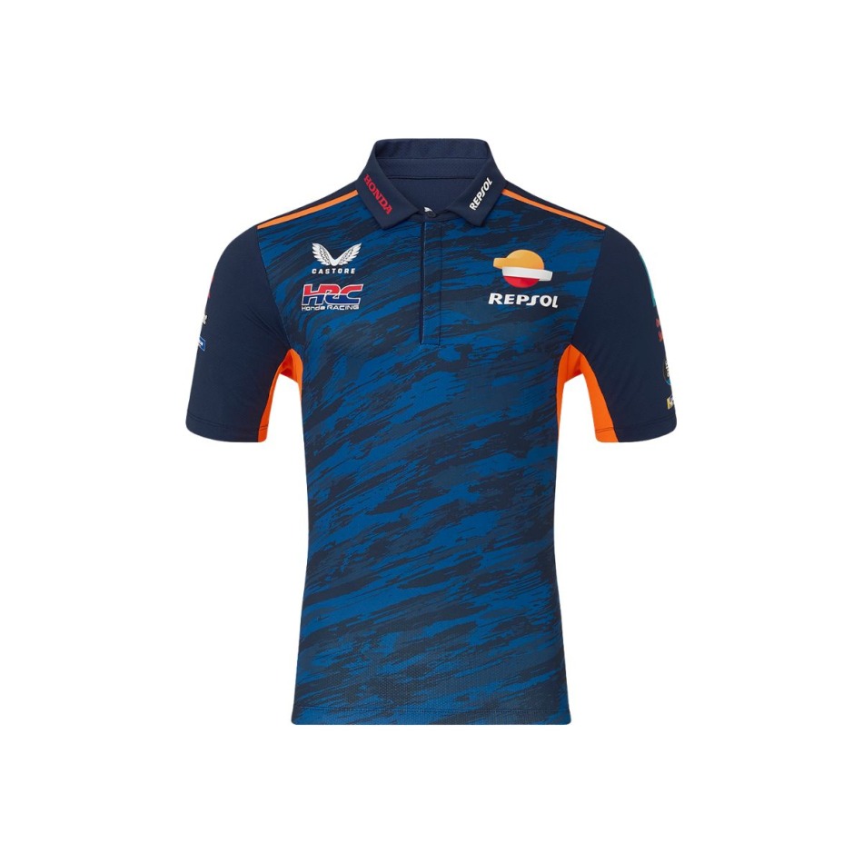 Repsol Honda pánské polo tričko MotoGP with sponsor logos - M 2026 - Repsol Honda