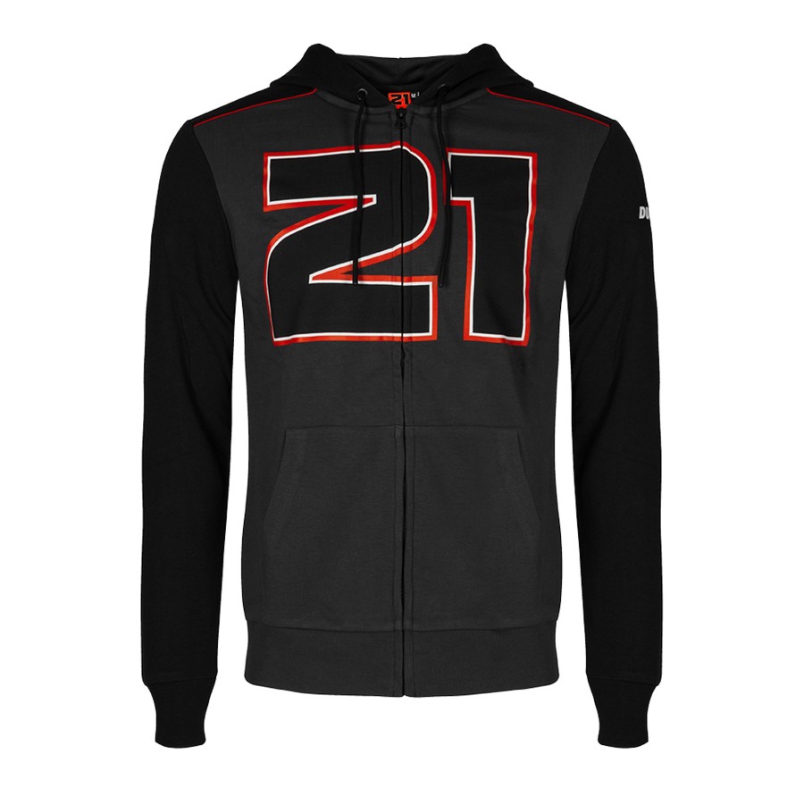 Troy Bayliss pánská mikina s&nbsp;kapucí 21 greyblack - XXL - Troy Bayliss mikiny, bundy