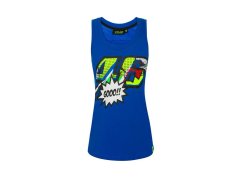 Valentino Rossi dámské tílko blue Classic (Pop Art) 2019 - L