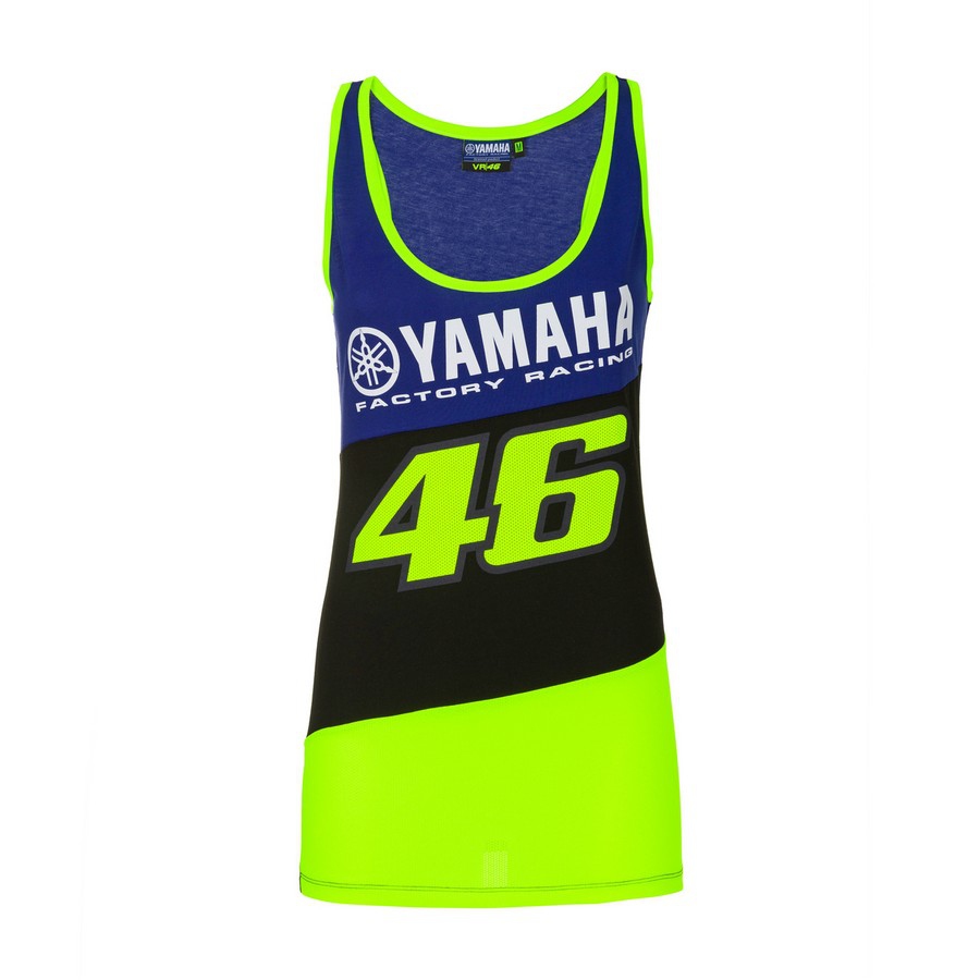 Valentino Rossi dámské tílko VR46 - Yamaha Dual 2020 - L - Valentino Rossi dámské oblečení