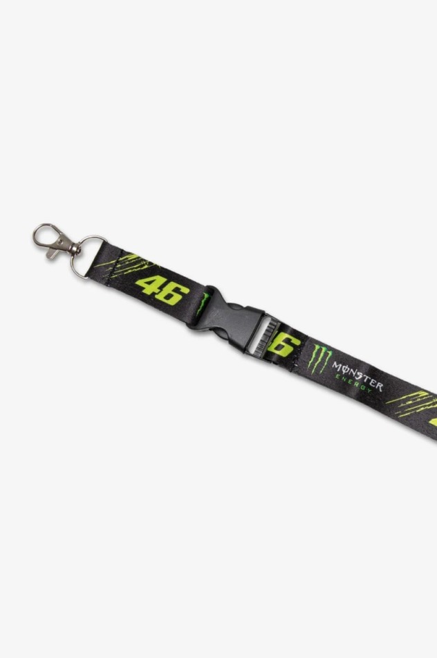 Valentino Rossi šnůrka na krk Monster Energy 46 - Valentino Rossi klíčenky, náramky, šperky