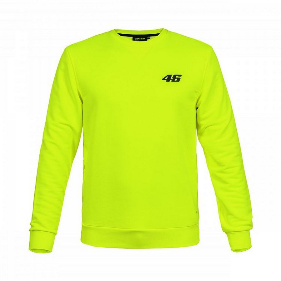 Valentino Rossi pánská mikina logo yellow VR46 Core - XS - Valentino Rossi mikiny, bundy