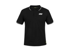 Valentino Rossi pánské polo tričko black logo VR46 white Core - XS