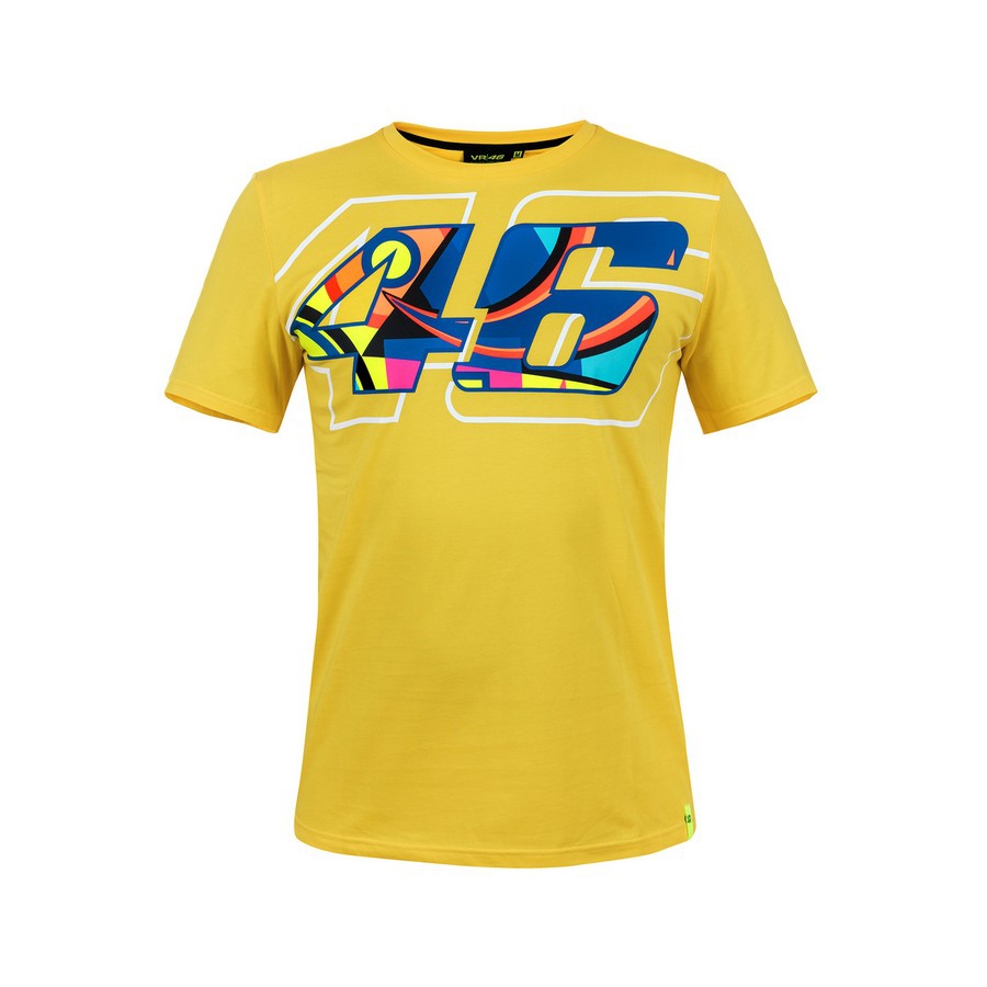 Valentino Rossi pánské tričko classic VR46 yellow - XS - Valentino Rossi trička, polo trička, košile