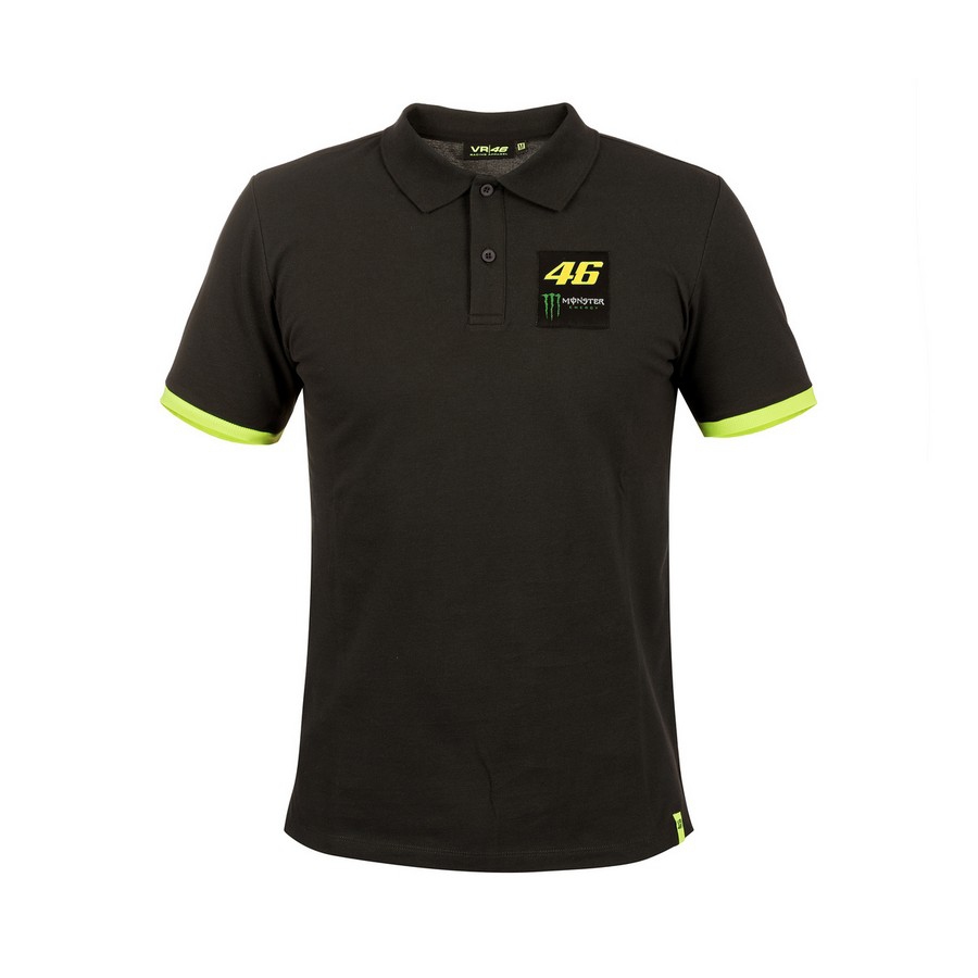 Valentino Rossi pánské polo tričko VR46 Monster black - S - Valentino Rossi trička, polo trička, košile