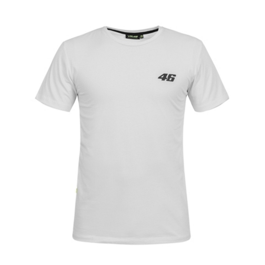 Valentino Rossi pánské tričko white logo VR46 black Core - S - Valentino Rossi trička, polo trička, košile