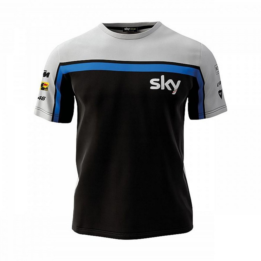 Valentino Rossi pánské tričko VR46 - Sky Racing Team Replika 2020 - S - Valentino Rossi trička, polo trička, košile