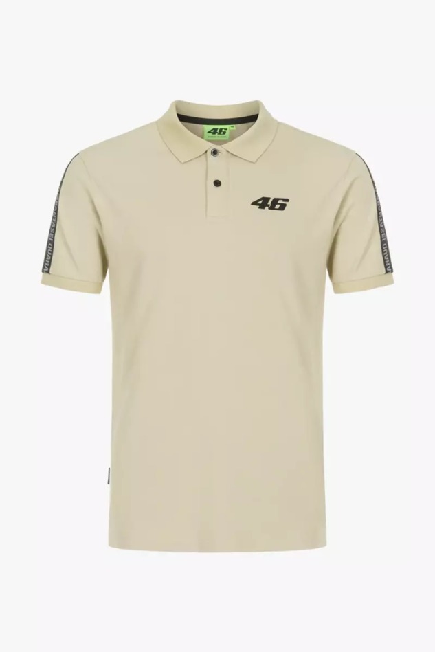 Valentino Rossi pánské polo tričko CORE beige 2022 - M - Valentino Rossi trička, polo trička, košile