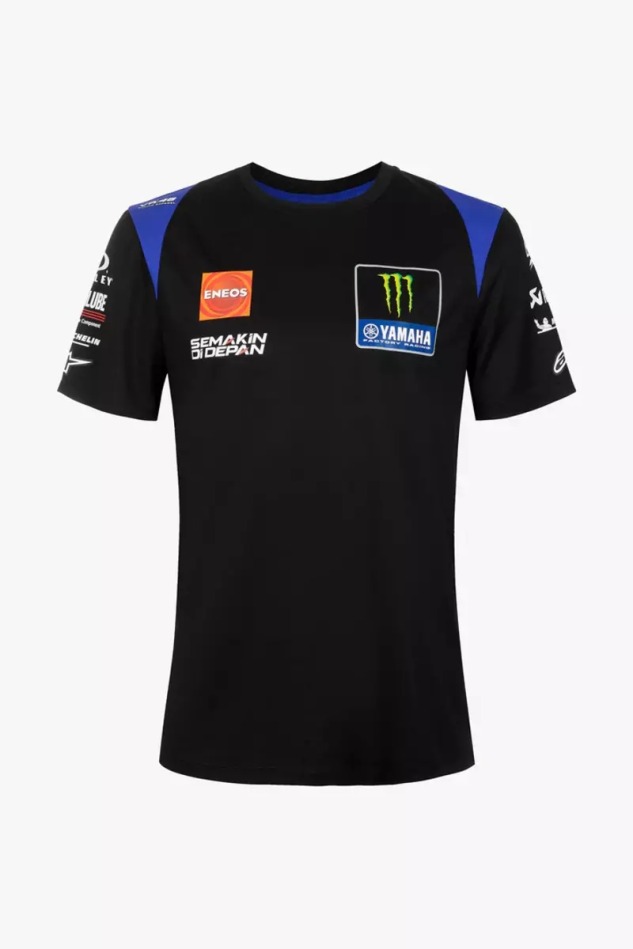 Valentino Rossi pánské tričko Yamaha replica monster energy team 2022 - L - Valentino Rossi trička, polo trička, košile